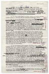Coral Records Contract Signed With The Three Stooges, Dated March 1959 -- Signed by Moe Howard, Larry Fine & Joe DeRita, With Their Additional Initials Throughout -- 8.5'' x 13'', Very Good Condition